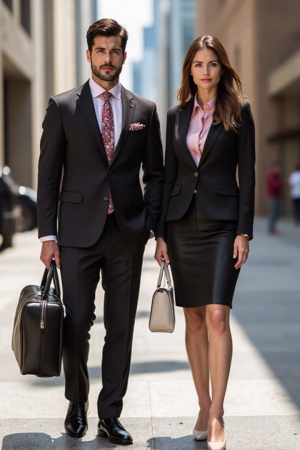 Corporate Uniform coat pant black