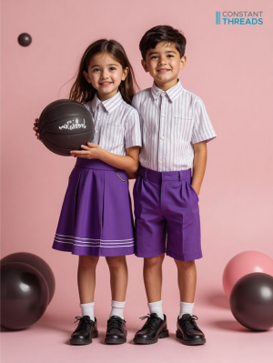 School Kids Uniform White